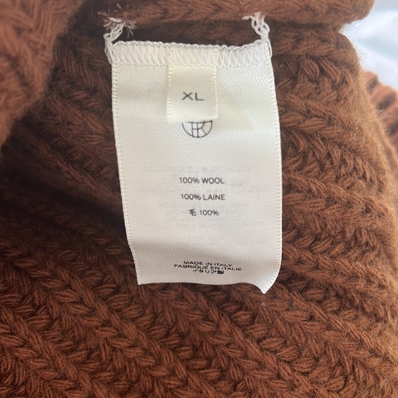 The Row Aneke oversized Ribbed Wool Turtleneck Sweater | Size XL - Picture 5 of 5